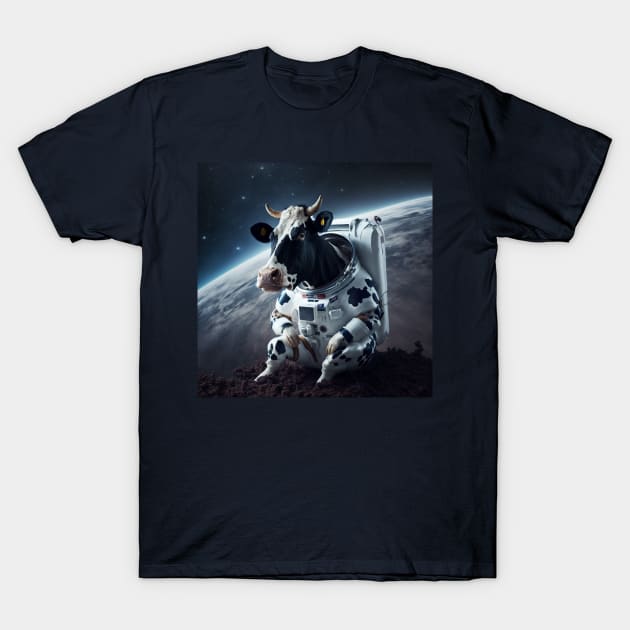 Space Cow. The Astronaut Cow T-Shirt by MAPublishings